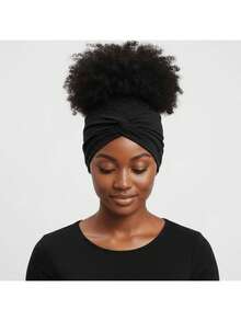 Headband To Use With Braid Women's Cross Headband - 黑色 - 查看 5