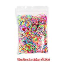 1000pcs/7500pcs Random Mixed Color Rubber Bands Set, Suitable For Necklaces, Bracelets, DIY Handmade Creative Daily Sharing, Graduation Season, Holiday Party DIY Wear, Weaving, Holiday Gift - Rubber Band - View 10