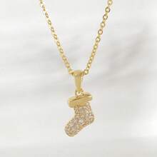 1pc Christmas Necklace, Winter Snowflake Santa Claus Tree Bell Pendant Fashionable Choker Necklace, Multifunctional Accessory - Cute Holiday Jewelry Gift For Women, Wearable Year-Round, Holiday Decor, Pendant, Collectible Accessory