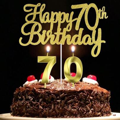 D70Th Birthday Cand…