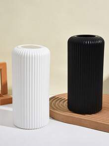 1 Pc Plastic Vase, Living Room Flower Vase Decor, DIY Vase For Floral Arrangement, Artificial Flower Vase, Fresh Flower Vase, Planter For Plant Cultivation, Handmade Vase, Suitable For Bedroom, Wedding, Living Room, Home Desk, European Modern Minimalist Decor Home Decor Room Decor Glass Vase