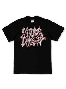Ken Carson More Chaos T-Shirt Streetwear Rap Tee Opium Graphic Shirt Album Cover Merch Unisex Vintag - 黑色 - 查看 1