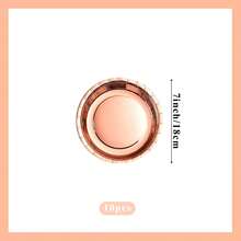 10/20/60 piezas Suministros de fiesta en color oro rosa, platos y servilletas de papel en oro rosa, adecuados para boda, despedida de soltera, compromiso, fiesta de cumpleaños (oro rosa), suministros para cena familiar, suministros para fiesta de Navidad