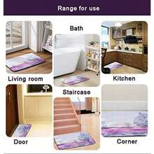 Door Ho, Is You Here Welcome Non-Slip Mats Funny Doormat Decor Bathroom Kitchen Front Porch Rugs Home Decor Entrance 24 X 16 - 彩色 - 查看 7