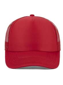 1pc, Custom Embroidered,Back To School,Loves Jesus And America Too Foam Embroidered Trucker Hat | July 4th Hat, Memorial Day Hat, Summer Hat, Beach Trucker Hat, Patriotic Hat - Multicolor - View 15