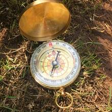 1 Copper Survival Compass With Glow - Waterproof, Enhanced Visibility For Camping And Hiking - Essential For Night Adventures - Luminous Compass - View 7