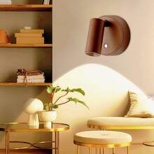 2 件/1 件智能 LED 磁吸壁灯，USB 充电，金属触控，角度可调，LED 聚光灯，3 种照明模式（白光/暖光/中性光），适用于卧室、餐厅、派对、展览、车库、宿舍、艺术装饰、阅读、展示、植物照明、床头灯、生日礼物