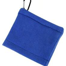 Square Microfiber Golf Ball Cleaning Towel With Carabiner Hook Water Absorption Cleaner Club For Head Wipe Cloth Clean