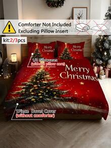 2/3pcs Bedding Set With Digital Printed Pattern, Soft And Comfortable, Suitable For Bedroom, Guest Room, Game Room, Hotel, School Dormitory - Multicolor - View 5
