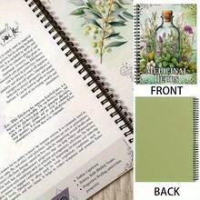 1 Herbal Handbook Study Planner - A5 Spiral Notebook With Botanical Illustrations, Healing Properties And Magical Uses Of Herbs, And Plant Correspondences - A Must-Have Guide For Herbal Enthusiasts, Holistic Therapists, And Natural Healers, With High-Quality Paper And Artistic Cover Reference Manual For Nature Lovers