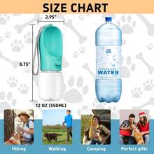 Portable Dog Water Bottle For Small Large Dogs Cat Outdoor Leakproof Walking Drinking Bowls Chihuahua French Bulldog Supplies - 彩色 - 查看 6