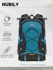 Hiking Backpack Camping Backpacks With Shoe Compartment & Wet Pocket Lightweight Travel Daypack For Men Women Hiking Bag For Outdoor Sport Climbing Camping Touring