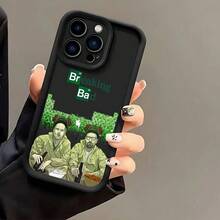 Funda de teléfono móvil de moda de película de acción Breaking Bad compatible con iPhone 16 15 14 13 12 11 Pro Max Mini XR XS X 7 8 Plus, cubierta trasera suave de TPU anti-caída - Blanco antiguo - Ver 5