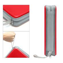 80-Disc CD/DVD Storage Case - Moisture-Proof Album Organizer With Protective Sleeves, Portable Media Storage Box For CD/DVD Disc Collection, Durable Hard Shell Case, Space-Saving Design, 80-Disc CD/DVD Storage Case Moisture-Proof Hard Shell Shockproof Dustproof Scratch-Resistant Protective Sleeves Anti-Static Lining Quick Access Portable Media Storage Box Space-Saving Design Disc Collection Home Office Travel Collector's Gift - Multicolor - View 5