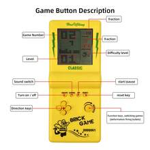 经典复古儿童手持游戏机，23 款游戏，护眼，需要 2 节 AAA 电池（不包括在内） - 彩色 - 查看 5