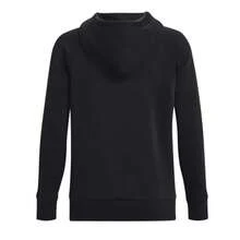 Under Armour Rival Women's Pullover Hoodie Black - Black /  / White - View 2