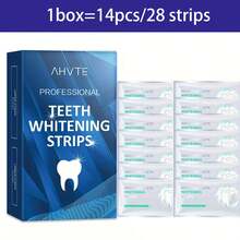 7 对/14 对牙齿美白贴，牙齿美白凝胶，薄荷味 - 14對 - 查看 7