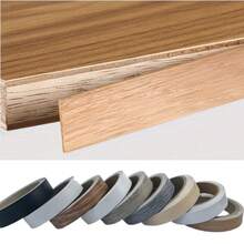 1 Roll 10m/393.7in Realistic Wood Grain Pattern Self-Adhesive Decorative Tape, Natural Wood Texture Sticker, Suitable For Cabinets, Furniture, Frames - Covers Edges, Seams, Gaps - Easy To Use