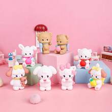 Mikko Dream Launch Series Blind Box Decor - Cute Cat, Dog & Rabbit Anime Figurines | Desktop Ornament & Cartoon Gift (Random Style Shipped) - Multicolor - View 7