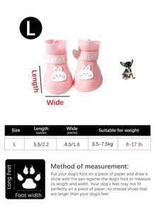 4pcs Silicone Large Dog Rain Boots, Waterproof Anti-Slip Pet Shoes, Easy To Clean One-Piece Design, Suitable For Medium And Large Pets - Multicolor - View 8