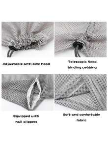 1升级版洗猫包猫咪洗澡工具猫狗固定包洗澡袋修甲美容喂药猫咪洗澡清洁用品 - 彩色 - 查看 4