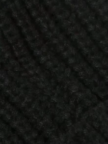 1顶宽松针织加厚保暖带耳罩帽，男女通用冬季服装