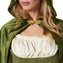 1 Set Disfraz de Robin Hood de ante sintético verde para mujer, adecuado para la actuación del Día de San Patricio, para todas las estaciones