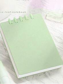 1-20pcs Customized Loose-Leaf Macaron Notebook, Office & Study Supplies, 80 Pages. Compact & Portable, Suitable For Classroom Notes, Recording Client Needs, Schedule Planning And Life Organization.
