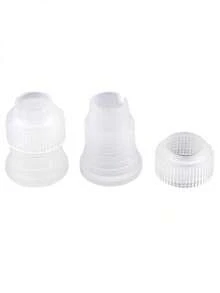 10 szt. małych adapterów do dysz do dekorowania ciasta, plastikowy konwerter do rękawa cukierniczego, łącznik do rękawa cukierniczego, narzędzia do pieczenia