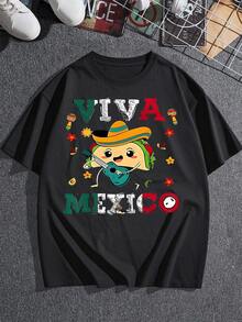 Camiseta gráfica "Fight Like a Queen" para mujer. Elegante camiseta de cuello redondo con estampado inspirador. Top informal de manga corta. Camiseta de moda para mujer. Idea de regalo única. Corte cómodo para uso diario. Tejido suave. Disponible en varias tallas.Tamaño extra grande - Negro - Ver 3
