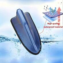 Shark Fin Car Antenna With ABS Top Cover - Easy Install, Multi-Color Options (Black/White/Red/Blue) For Enhanced Vehicle Communication & Style, Durable Weather-Resistant Design, Vehicle Antenna, Sleek Antenna, Highquality Antenna, Antenna For Car, Car Enthusiasts, Modern Vehicle Accessory, Sturdy Construction, Road Trip Essentials - 黑色 - 查看 5