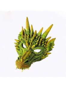 全新升级版 RP 龙套装万圣节装饰龙翼尾面具套装角色扮演圣诞节、万圣节、感恩节复活节礼物万圣节礼物 | 龙战士全套服装，万圣节主题服装，派对服装，包括面具 + 翅膀 + 尾巴，5 种颜色可选 - 彩色 - 查看 9