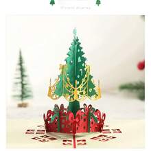 3D Christmas Greeting Card With Christmas Tree, Creative Christmas Gift For Students And Christmas Events - Multicolor - View 4