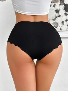 7pcs Women's Underwear With Scallop Edge - Apricot - View 3