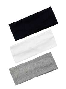 1/4pcs Fabric Multi-Color Elastic Headband, Stylish And Versatile For Women Gym Hair Band Turban Headband Sweatband, School Stuff, College, Headbands Fall Winter Hair Accessories For Women For Vacation Outfits Woman Elegant Scarf Women Bandana Soft Headwrap - Multicolor - View 10