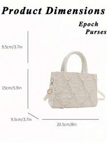 Crossbody Bags For Women Quilted Bag Purses And Handbags With StrapWomen's Single-Shoulder Bag Handbag Detachable Shoulder Strap Adjustable Shoulder Strap Zipper Closure Rhomboid Pattern Single-Strap Handbag Quilted Bag Cold Weather Top Handle Bag - Multicolor - View 11