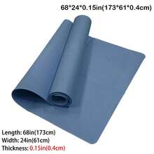 Yoga Mat With Shock Absorption, Versatile Sports/Practice Mat, For Living Room Floor Carpet & Home Use - Multicolor - View 23