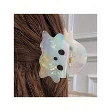 1PC Y2K Ghost Hair Claws - Festive Ponytail Clips For Halloween Party Costume Hair Accessories Women Girls