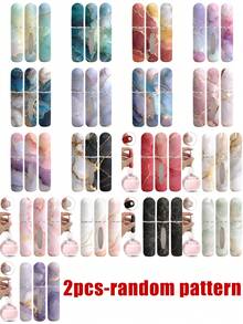 1/4 szt. - Miniaturowa butelka z rozpylaczem do perfum, którą można napełniać, przenośny atomizer, perfumy w sprayu, etui z pompką do podróży i wyjść, butelka perfum