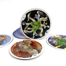 78pcs Classic Fortune Telling Tarot Cards - The Wheel Of Life, Suitable For Beginners, Family Gatherings And Parties, Emotional Insight And Divination Game, Perfect Gift, Compact And Portable, Portable Fate Game, Divination Cards, Multi-Player Divination Cards - Multicolor - View 6