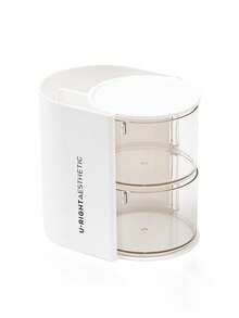 صندوق تخزين اكسسوارات شعر الأطفال قطعة واحدة، مشابك شعر دوارة للبنات، ربطات شعر مطاطية، شرائط شعر، صندوق مجوهرات الشعر