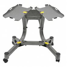 Adjustable Dumbbell Stand Silver Gray Dumbbell Rack Weight Stand Metal Dumbbell Holder - Silver Gray - View 4