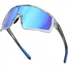 deportivas polarizadas para hombre mujer, conducción, pesca, ciclismo, bicicleta de montaña, protección. - Sombra Azul Cristal - Ver 5
