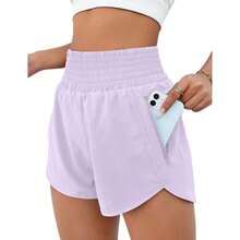 Women's Athletic Shorts High Waisted Running Short Pocket 2.5" Sporty Shorts Gym Elastic Workout Shorts Womens Athletic Shorts High Waisted Running Quick Dry Gym Workout Shorts With Zipper Pockets Women's Shorts,Womens Casual Shorts,Ladies Shorts,Women's Summer Shorts Women's High Waisted Shorts,Women's Casual Stretch Shorts,Women's Denim Shorts,Women's Linen Shorts,Women's Biker Shorts,Women's Athletic Shorts,Women's Flowy Shorts Valentine's Day Shorts For Women,Valentine's Day Women's Shorts,Valentine's Day Casual Shorts For Women,Women's Shorts For Valentine's Day Valentine's Day Clothes Valentine's Day Gift - 淡紫色 - 查看 4