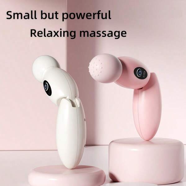 Fascia Gun Masajeador de relajación muscular Masajeador de vibración silencioso y mini Fascia Gun profesional para mujer Masajeador multifuncional