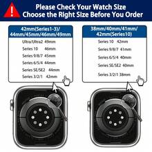 運動手錶錶帶，適用於 38mm、40mm、41mm、42mm、44mm、45mm、49mm、46mm 錶盤，矽膠錶帶，適用於 Series 10、9、Ultra、8、7、6、5、4、3、2、1、SE，男女皆適用 - 奶茶 - 查看 4