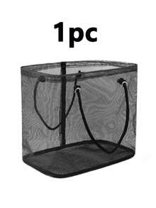 1pc Mesh Draining Basket, Foldable Storage Basket, Suitable For Summer Swimwear Series - Multicolor - View 14
