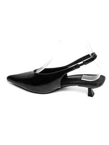 Slingback-Stiefel mit schmaler Zehenpartie – Eleganz und Komfort im Alltag