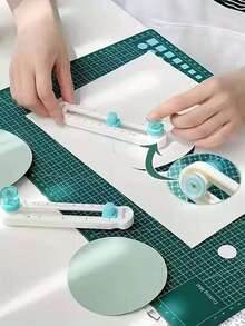 1 Piece 2-20cm Diameter Circular Cutting Machine, Lightweight Circular Cutting Tool, Suitable For Home, Study, Office, Circular, Linear, Circular Cutting Machines