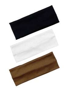 1/4pcs Fabric Headbands, Multi-Color, Fashionable & Versatile Daily Wear For Women,Gym Hair Band Turban Headband Sweatband, School Stuff, College Fall Winter Hair Accessories For Women For Vacation Outfits Woman Elegant Scarf Women Bandanas Soft Headwrap - Multicolor - View 12